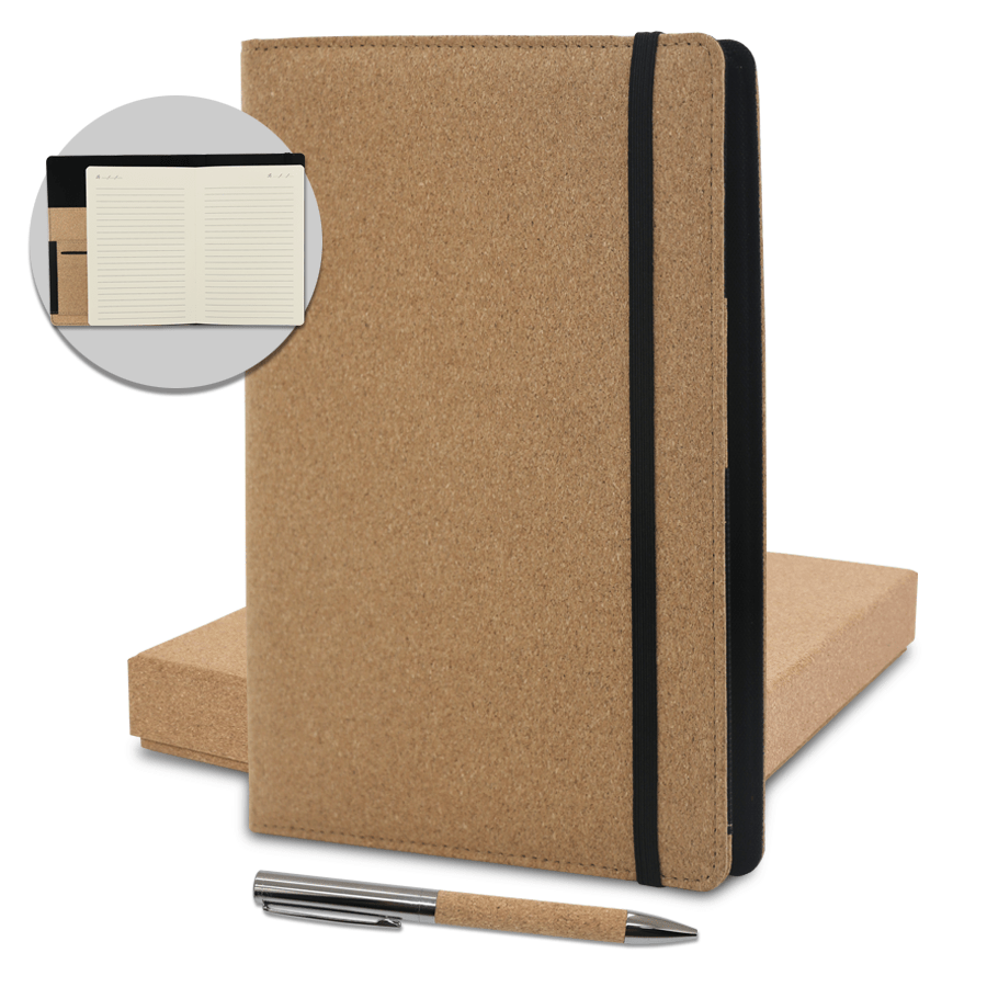 Coffret Notebook liège 2 PCS